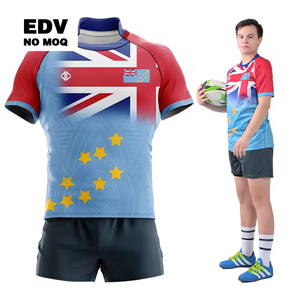 Vêtements de rugby personnalisés Maillot d'impression par sublimation à séchage rapide respirant Plus Size Nouveau design - Product Image 4