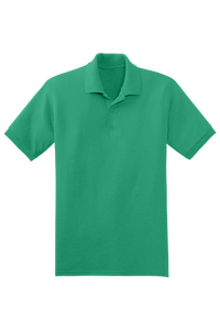 เสื้อยืดโปโลผู้ชายน้ำหนักมาก220-280gsm โลโก้ได้ตามต้องการเสื้อยืดกอล์ฟปักลายเสื้อลำลองแบบถักสีพื้น - Product Image 4