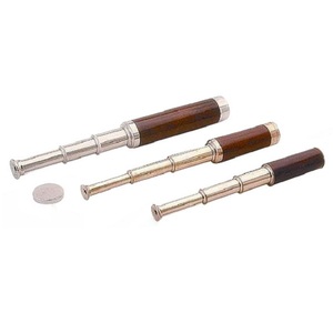 Alta calidad latón antiguo mango victoriano madera estilo Vintage diseñador bastón y brújula latón reloj de sol brújula - Product Image 2