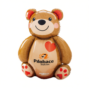 Globo de Fiesta con Diseño de Oso de Peluche, 91 cm, Inflable, Personaje de Dibujos Animados, Diseño de Corazón - Product Image 2