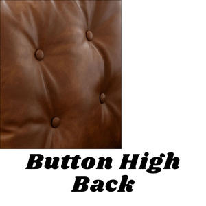 Fauteuil d'appoint en cuir véritable marron clair, style mid-century, avec accoudoirs droits, confortable pour la lecture, pour chambre à coucher et salon - Product Image 2