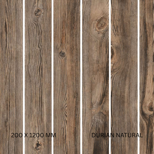 Azulejos antideslizantes con acabado de madera de 200x1200mm para uso en exteriores para escuelas, apartamentos, azulejos para exteriores, áreas exteriores - Product Image 2