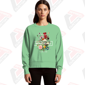 Pull-over d'hiver pour femme en tissu polaire mélangé polyester/coton de qualité supérieure pour le confort et le style - Product Image 1