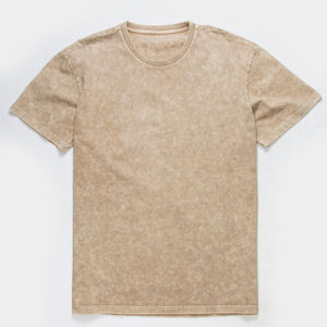 เสื้อยืดคอกลมแขนสั้นผู้ชาย ปี 2026 ผลิตในปากีสถาน ล้างสีแบบ Acid Wash คุณภาพสูง ออกแบบเองได้ - Product Image 2