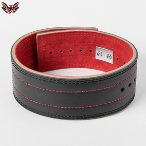 <b>Weight</b> Lifting Fitness Belt Professional Adjustable Leather Waist Support Belt Support For Gym <b>Training</b> Lever Belts - Product Image 6