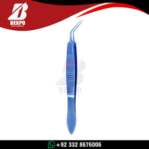 Pinzas para Suturas McPherson, Instrumento Quirúrgico Oftálmico de Acero Inoxidable, Instrumentos Reutilizables de Precisión para Microcirugía - Product Image 6