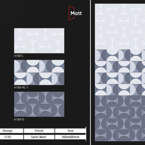 Carreaux muraux en céramique premium 300x600mm pour salle de bain et cuisine, finition brillante mate effet sucre, design mural intérieur luxueux - Product Image 1