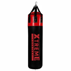 TOP Quality Genuine Leather custom printed Punching Bag PU Inflatable Training MMA Fitness Workout Kick Boxing Punching Bag
