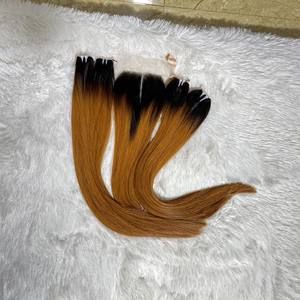 Paquetes de cabello humano de cabello crudo vietnamita superior Cutícula alineada 100% Virgen ombre color Raw Mink Bundles Extensión de cabello - Product Image 3