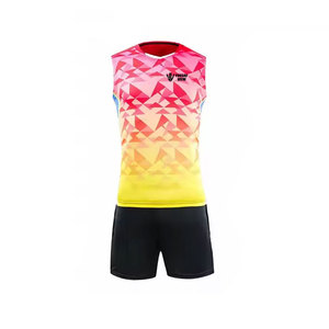 Ensemble d'uniformes de volley-ball au design personnalisé Service OEM Uniforme de volley-ball pour hommes de couleur et de taille personnalisées - Product Image 2
