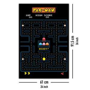 Póster Moderno Abstracto de Pac-Man con Diseño de Laberinto - Product Image 3