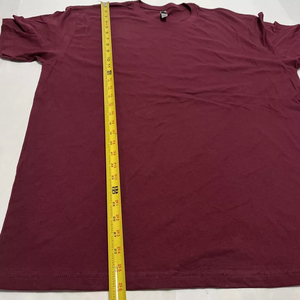 T-shirts pour hommes en coton/fibre de bambou, coupe classique, manches courtes, séchage rapide, respirants, couleurs unies - Product Image 1