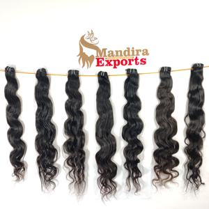100% Remy cutícula alineada Bodywave Bundles Máquina India virgen barata Extensiones de cabello de doble trama Calidad cruda sin procesar - Product Image 3