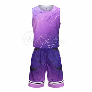 Uniforme de baloncesto para hombre, camiseta sin mangas con pantalones cortos a juego para equipos o clubes, uniforme deportivo de baloncesto personalizado - Product Image 1