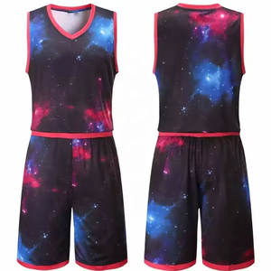 Vêtements de sport de haute qualité, transfert thermique personnalisé, respirant, séchage rapide, 100% polyester, uniformes de basket-ball vierges, réversibles - Product Image 4