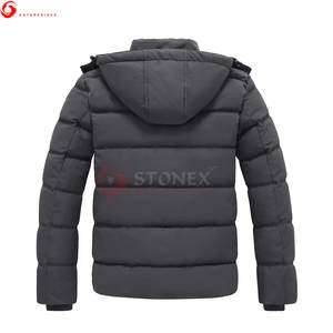 Veste matelassée à capuche pour homme au meilleur prix, teinte unie, haute performance, séchage rapide, nouveau design, imperméable, qualité supérieure, vente chaude - Product Image 2