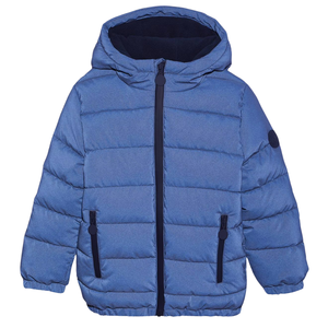 Veste matelassée doublée de polaire pour garçons, manteau chaud isolé à capuche, vêtement d'extérieur léger pour l'hiver, doublure en polaire douce, veste durable pour enfants - Product Image 4