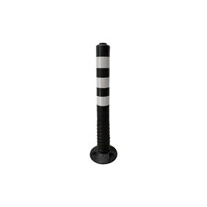 Delimitador Flexible de Plástico TPU Negro de 75x8 cm, Barrera de Seguridad Reflectante de Grado Ingeniería para Tráfico, Ileritraffic para Zonas de Estacionamiento - Product Image 1