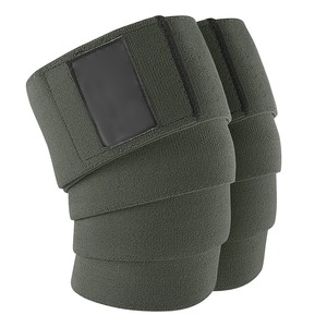 Enveloppes de genou d'haltérophilie élastiques personnalisées, bonne qualité, conception personnalisée, enveloppes de genou d'haltérophilie à usage intensif - Product Image 1