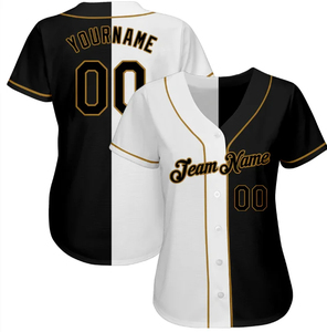 Maillot de baseball rayé imprimé 100% polyester, couleur personnalisée, uniforme de baseball personnalisé, maillot de baseball sur mesure - Product Image 5