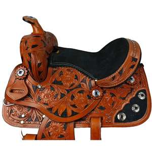 Venta al por mayor a granel, monturas de carreras de barril, monturas de caballo occidentales hechas a mano de cuero genuino de primera calidad, suministro directo de Rodeo de fábrica - Product Image 3