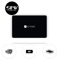 Bouclier de signal de conception personnalisée bloqueur de puce NFC carte de protection de blocage RFID