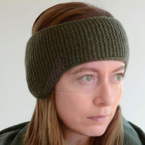 Diadema de punto de moda, diseño elástico, material transpirable, ajuste cómodo para deportes, uso casual y viajes. - Product Image 2