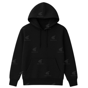 Pull à capuche oversize respirant avec logo personnalisé, de haute qualité, décontracté, pour l'hiver, dernier modèle, basiques, sweats à capuche pour hommes, coton mélangé - Product Image 1