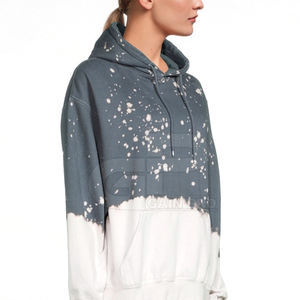 เสื้อฮู้ดผู้หญิงขนาดใหญ่พิเศษพร้อมกระเป๋าด้านหน้าและเชือกผูกสำหรับสวมใส่สบายสไตล์สตรีทแวร์ - Product Image 3