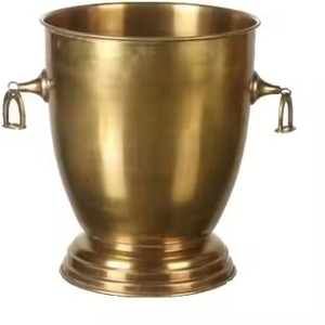 Refroidisseur de vin en aluminium à trois bouteilles le plus vendu en métal durable pour refroidisseur seau à glace barre outil mariage écologique inde - Product Image 4