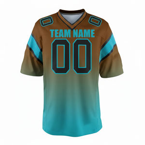 Maillot de football américain personnalisé pour hommes, jeunes et adultes, en polyester respirant, uniforme de sport, vêtements d'équipe personnalisés, prix abordable - Product Image 2