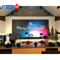P1.5 P2.5 P3 LED duvar 640mm X 480mm HD tam renkli reklam elektronik LED ekran Video panelleri LED kapalı ekran