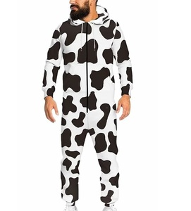 Mono de manga larga Bordado de lana transpirable para adultos, mono personalizado, pijama de alta calidad, ropa de invierno, algodón informal - Product Image 4