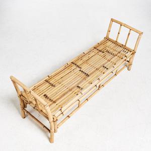 Banco de madera de bambú resistente y duradero, muebles de parque, bancos de dos plazas naturales para exteriores para exportación al por mayor - Product Image 5