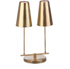 Nouveau design de lampe de table en métal argenté bronze doré vente en gros d'usine de lampe décorative pour la maison indienne - Product Image 3