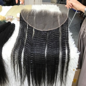 Dentelle HD frontale avec perruques de dentelle de cheveux humains bruts cheveux naturels vierges à cuticule alignée vague naturelle lâche vague profonde à vendre - Product Image 1