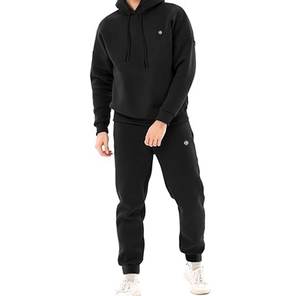 Survêtement d'hiver personnalisable du meilleur fournisseur pour hommes 100% coton fabriqué en usine à motifs solides respirant et élégant - Product Image 1
