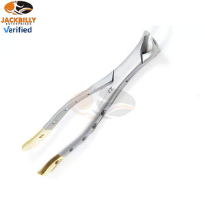 Ensemble de pinces d'extraction dentaire allemandes de qualité supérieure #150 #151 #23 poignée en or hôpital manuel certifié CE en acier inoxydable de haute qualité - Product Image 2