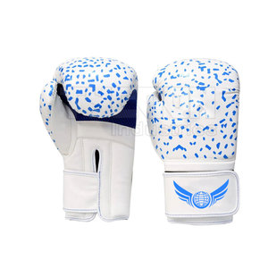 Guantes de boxeo de entrenamiento de cuero genuino Guantes de boxeo de servicio OEM Guantes de boxeo más vendidos - Product Image 1