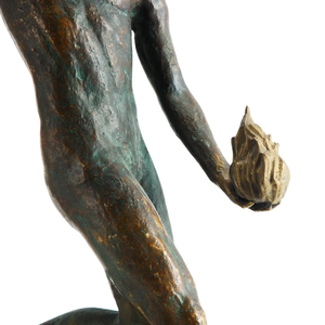 Statue Sculpture Prométhée Figurine d'art mythologique moderne pour décoration de maison et de jardin - Product Image 4