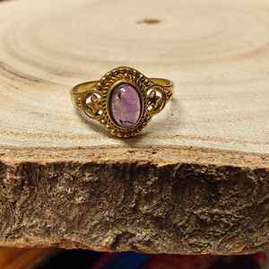 แหวนทองเหลืองโลหะแบบเรียบดีไซน์สร้างสรรค์สำหรับแฟนสาวแหวนชุบทองสีเหลืองแหวนแฟชั่นสำหรับเครื่องประดับงานแต่งงาน - Product Image 4