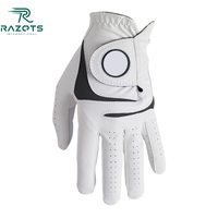 Guantes de Golf Personalizados OEM para Niños, Cuero Cabretta Transpirable, Ajuste para Mano Izquierda