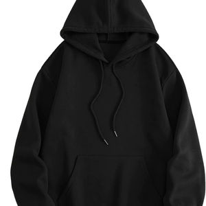 Pull uni à capuche unisexe printemps automne hiver, pull épais en polaire polaire pour homme, sweat-shirt à capuche pour femme - Product Image 1