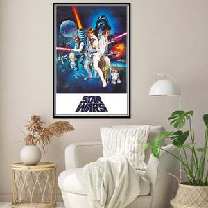 Póster de Star Wars 'C' estilo americano, arte de pared con temática estadounidense, hecho de material de papel duradero - Product Image 2