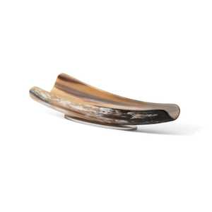 Bol de service en corne de buffle magnifiquement imparfait poli à la main pour un cadre rustique luxueux Outil à salade HF CRAFTS à un prix - Product Image 6