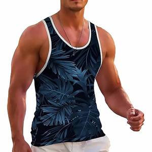 Vente en gros débardeur à la mode avec logo personnalisé pour hommes débardeurs de musculation à la palangre débardeurs de fitness débardeur de gymnastique uni fabriqué par robe de sport - Product Image 1