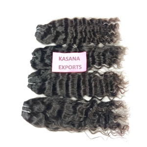 Tissage Pas Cher Bundle 100% Temple Indien Traitement Naturel Aucun Cuticule Aligné Fabrique Des Extensions De Cheveux Humains Non Transformés - Product Image 2