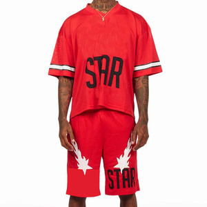 Conjunto de Camiseta y Pantalones Cortos para Hombre, Ropa Deportiva Cómoda de Verano para Gimnasio, Entrenamiento, Fitness y Uso Diario - Product Image 3