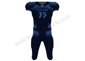 Uniforme de football américain de haute qualité en gros uniforme de football américain imprimé par sublimation sur mesure - Product Image 3