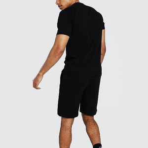 Ensembles courts pour hommes portent des t-shirts et des shorts T-shirt et short personnalisés Ensemble deux pièces surdimensionné vierge Shorts et t-shirts pour hommes - Product Image 2